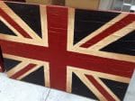 37047_1.jpg pannello dipinto a mano con bandiera inglese Union Jack