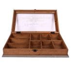 03977_1.jpg bacheca vintage style in legno con vetro decorato