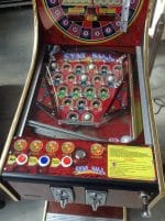 Gioco cabinet Star Ball da bar vintage con ticket cartacei.