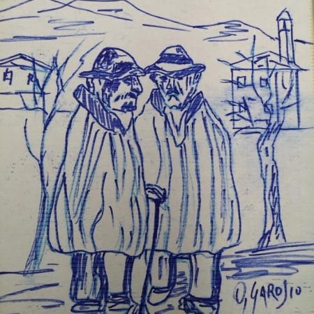 raro album di disegni originali di ottorino garosio