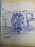 raro album di disegni originali di ottorino garosio