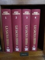 Set 4 volumi Bibbia Fratelli Fabbri Editori con tavole illustrate