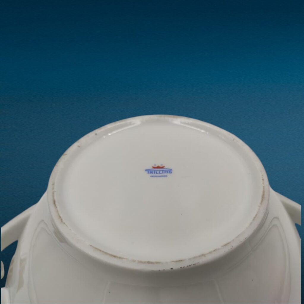 Zuppiera in porcellana Trilling con coperchio