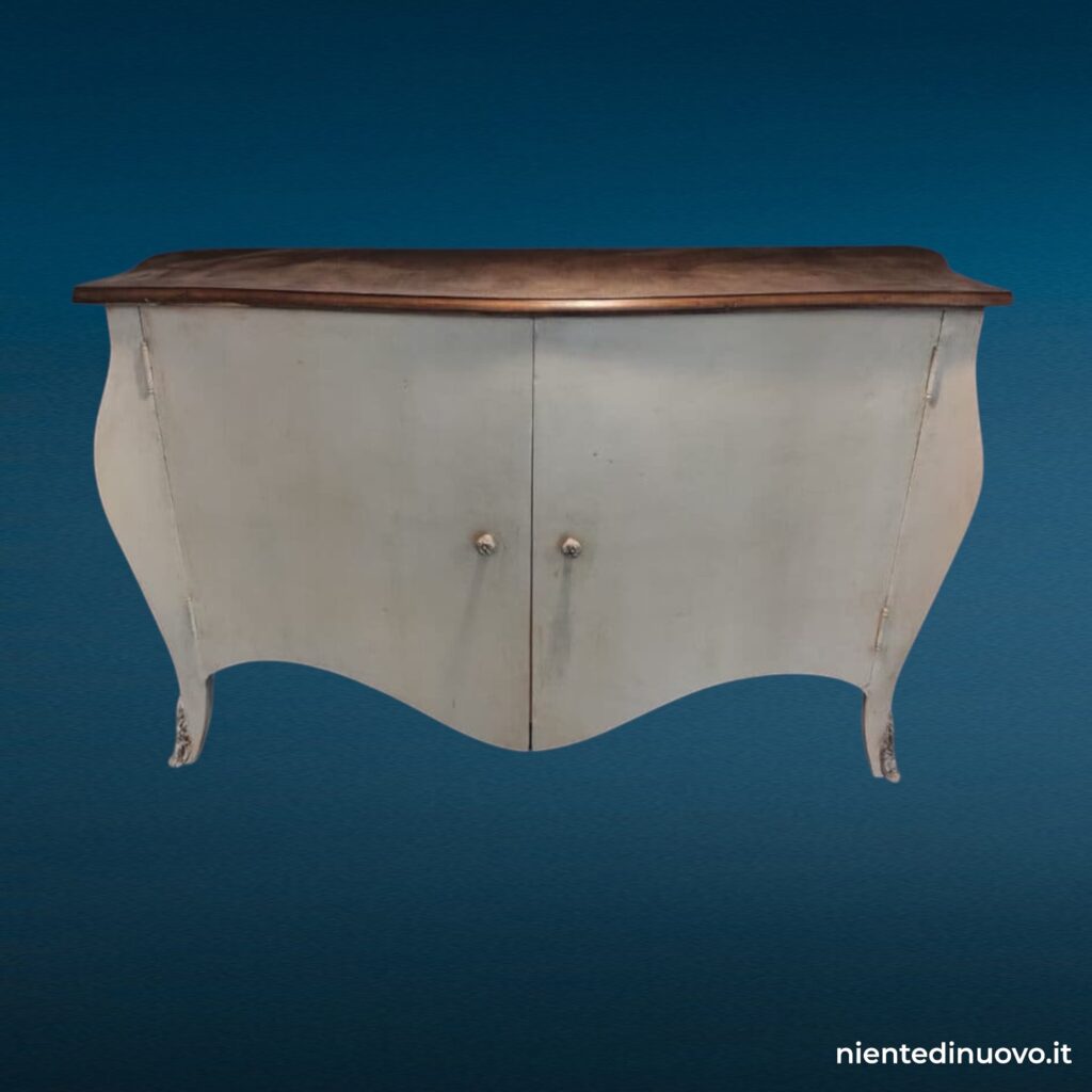 Credenza shabby chic 2 ante sagomate