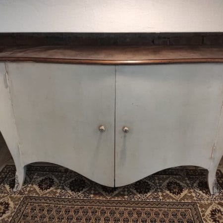 credenza shabby chic 2 ante sagomate