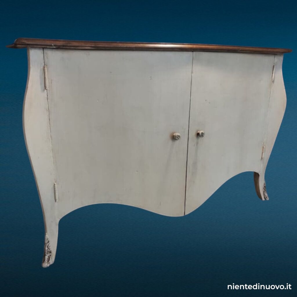 Credenza shabby chic 2 ante sagomate