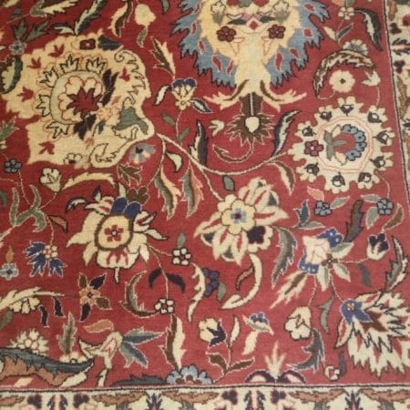 Tappeto persiano Kashmar 346x246 autentico in lana annodato a mano