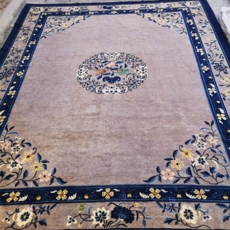 Tappeto Pechino annodato a mano, lana pregiata, misura 345x271 cm