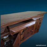 38839_1 Credenza 4 ante e 3 cassetti in massello di castagno