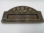 9001928_1.jpg Placca in ottone per cassetta della posta con sportello rientrante