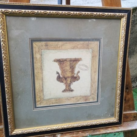 Quadro con vaso a calice