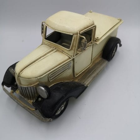 Modellino camioncino in metallo bicolore