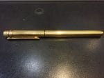 Fountain pen Le Must de Cartier Trinity Rings Gold placcata oro con pennino nuovo in oro