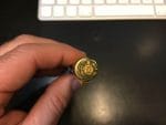 Fountain pen Le Must de Cartier Trinity Rings Gold placcata oro con pennino nuovo in oro