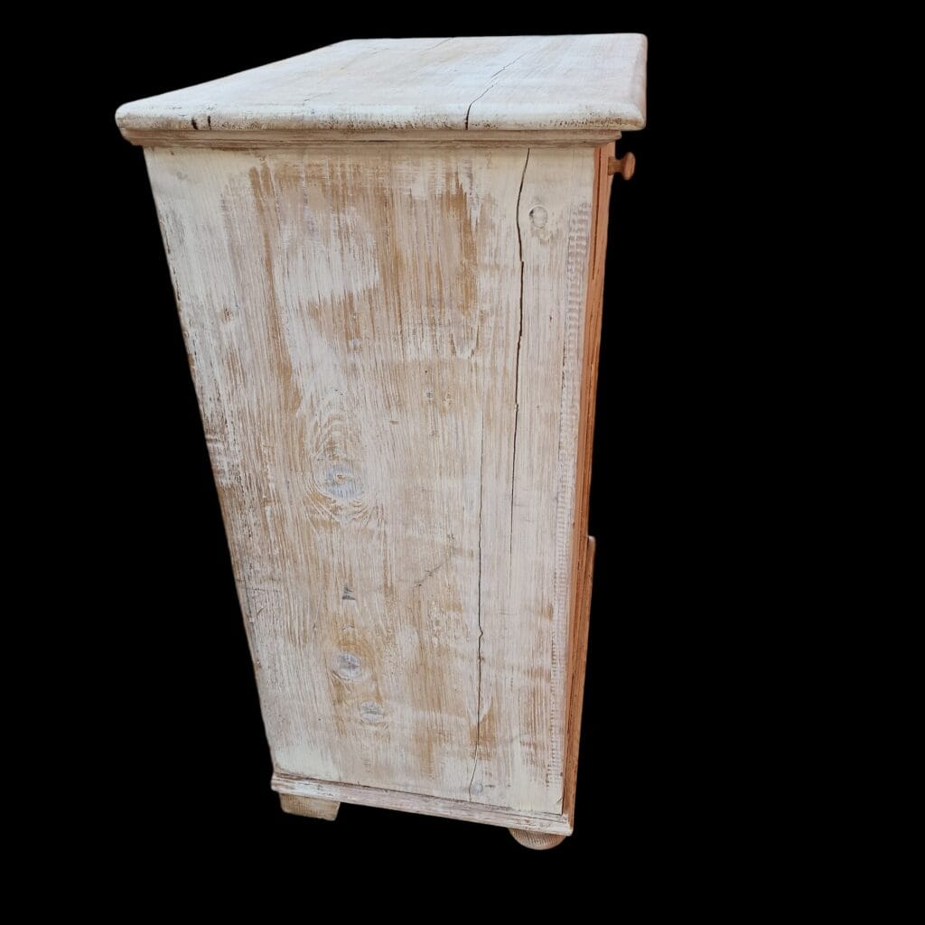 Stipo in legno massello decorato shabby chic