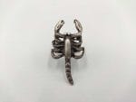 Anello da uomo con scorpione in metallo