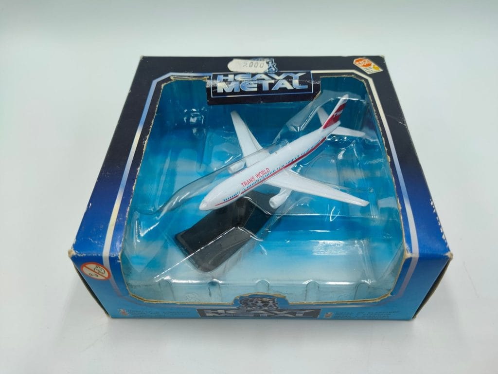 Modellino aereo Globo Trans World - serie Heavy Metal (confezionato)