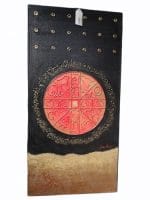 Pannello decorativo dipinto a mano a tema esotico