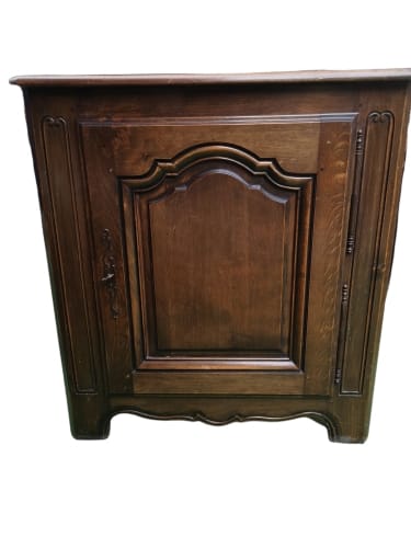 Mobile angoliera 1 anta in legno massello con ripiano interno