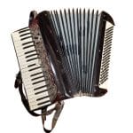 39711_8 Vecchia fisarmonica Anelli italiana con custodia originale