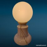 39907_5 Lampada da tavolo Mazzega in vetro di Murano a birillo, anni '60