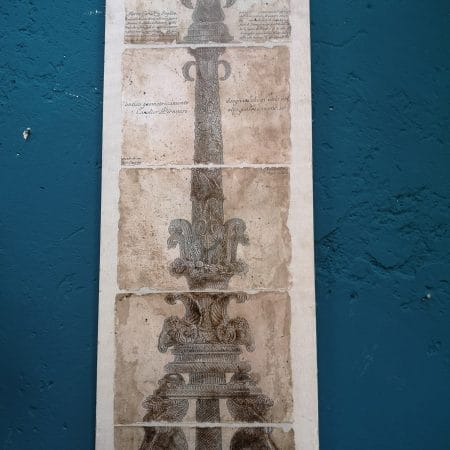 Pannello decorativo stampa su tela con telaio in legno
