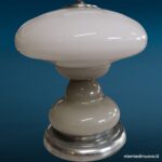 Lampada da tavolo vintage in vetro di Murano