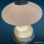 Lampada da tavolo vintage in vetro di Murano