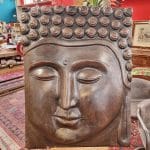 40229_3.jpg pannello Buddha in rilievo color bronzo con struttura in ferro