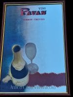 Insegna pubblicitaria a specchio Vini Pavan