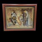 9003882_103.jpg Quadro bacheca con 2 indiani d'America