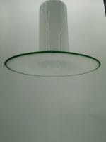 Lampadario in vetro opalino di Murano, anni 60