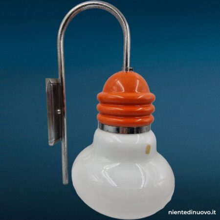 Applique vintage con lampadina - Enrico Tronconi