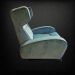 40316_2.jpg poltrona vintage recliner anni '50 in velluto verde Brevetti Degli-Esposti