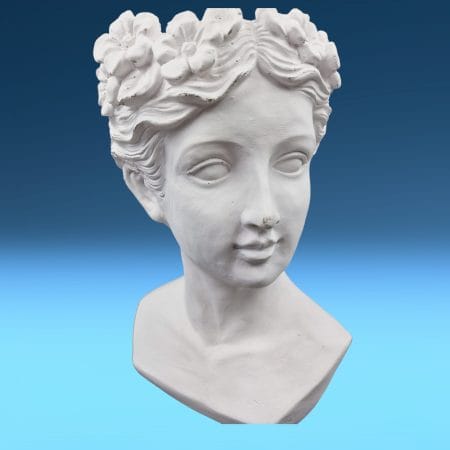 Testina portavaso bianca
