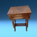40496_2.jpg Tavolino da lavoro fine 800 con 2 cassetti in legno