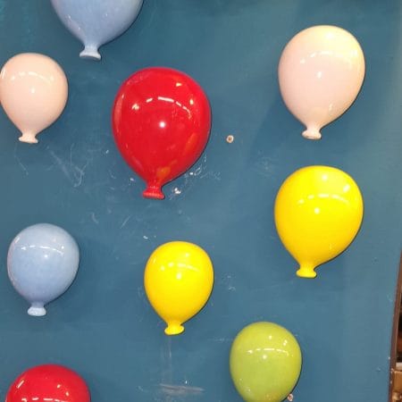 Palloncino decorativo in ceramica di Bassano 12x10