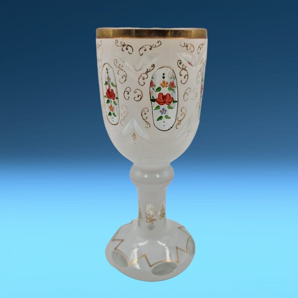 40543.jpg Calice in cristallo di Bohemia con decoro oro