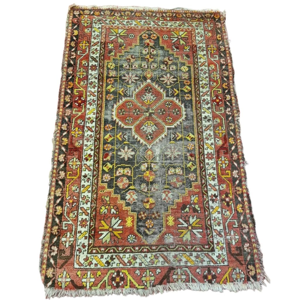 Tappeto orientale Meshin annodato a mano (vintage)