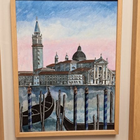 Opera d’arte contemporanea Tonino Caputo “Isola S. Giorgio”, autentica e firmata