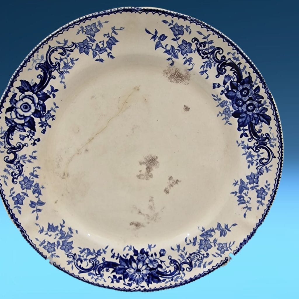 5808fa45-01ca-4f3a-b7bb-492f1990910f antico piatto piano in ceramica Soc. Ceramica Milano primi ’900