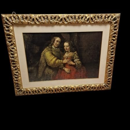 Stampa Rembrandt incorniciata The Bridal Couple