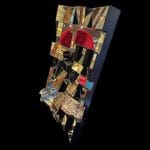 Specchio Involuto Kare Design con specchi molati su supporto in legno