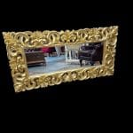 40855.jpg Specchiera barocca oro con cornice dorata