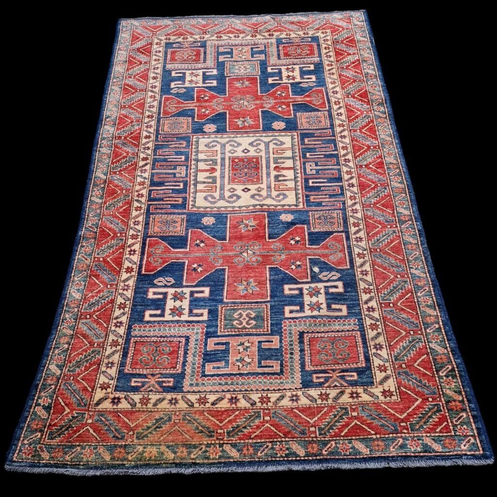 04613.jpg Tappeto orientale uzbeko annodato a mano