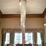 40941.jpg lampadario spirale a cascata in cristallo
