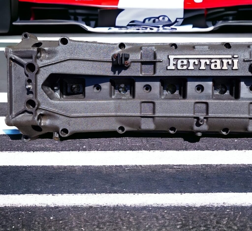 Coperchio valvole Ferrari 412 T1 da Formula Uno