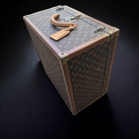 Valigia originale Louis Vuitton anni '80 in tela monogramma