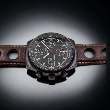 Orologio da Polso Porsche Design 25° Tiratura Limitata - Edizione limitata, cronografo, acciaio brunito, cinturino in pelle