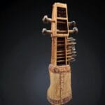 41019_5.jpg Vecchio strumento musicale etnico artigianale privo di corde